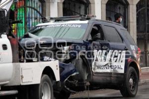 CARAMBOLA POLICÍA MUNICIPAL