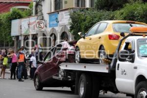 CARAMBOLA POLICÍA MUNICIPAL