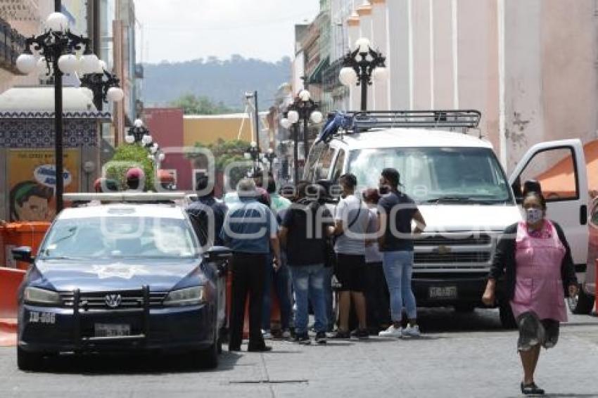 PROTESTA VECINOS CENTRO HISTÓRICO