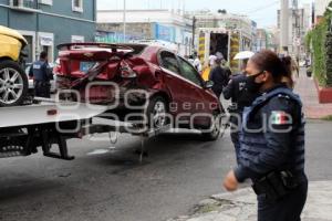 CARAMBOLA POLICÍA MUNICIPAL