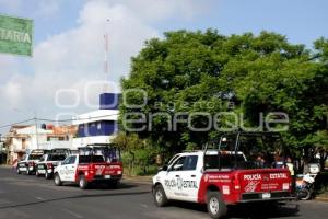 DISPARO . POLICÍA MUNICIPAL