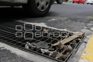 BASURA EN ALCANTARILLAS