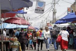 MERCADO 5 DE MAYO . LONA PREVENCIÓN