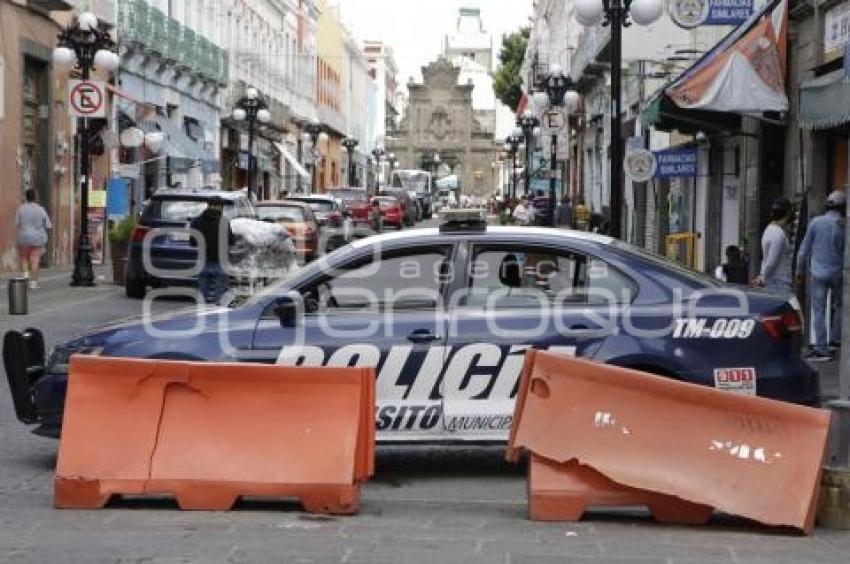 CENTRO HISTÓRICO . CALLES CERRADAS