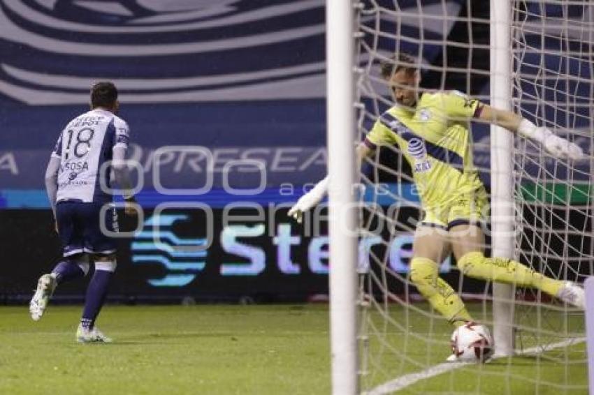 FÚTBOL . CLUB PUEBLA VS PACHUCA