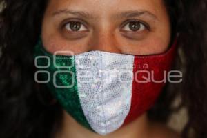 CUBREBOCAS . FIESTAS PATRIAS