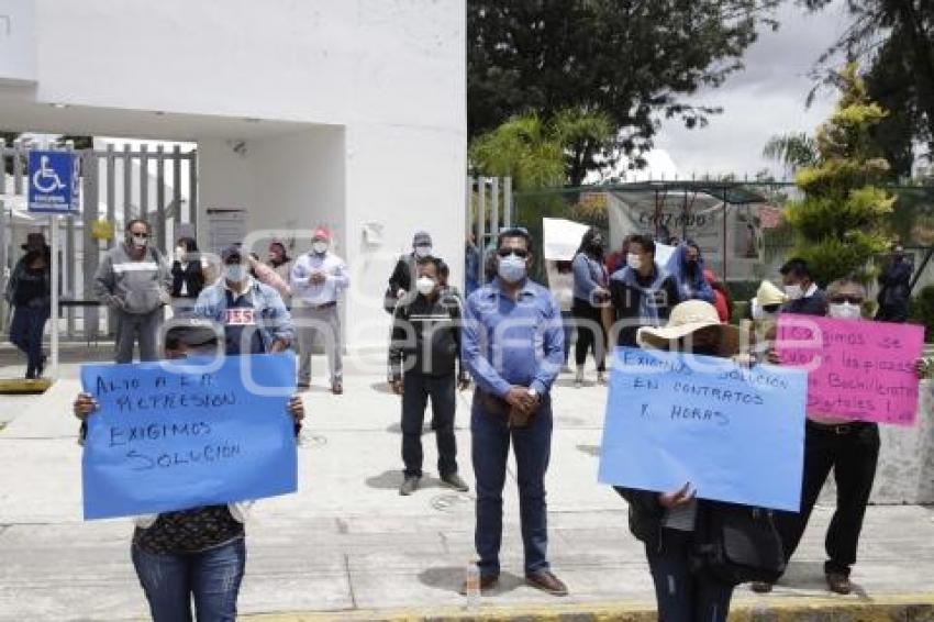 MANIFESTACIÓN . MAESTROS ANTORCHISTAS