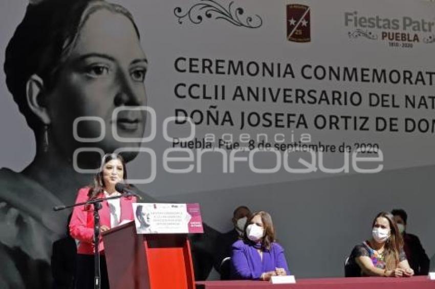 CEREMONIA JOSEFA ORTIZ DE DOMÍNGUEZ