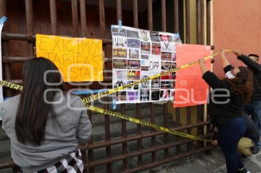 MANIFESTACIÓN CONDUCTORES PLATAFORMAS