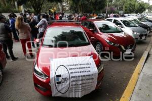 MANIFESTACIÓN CONDUCTORES PLATAFORMAS