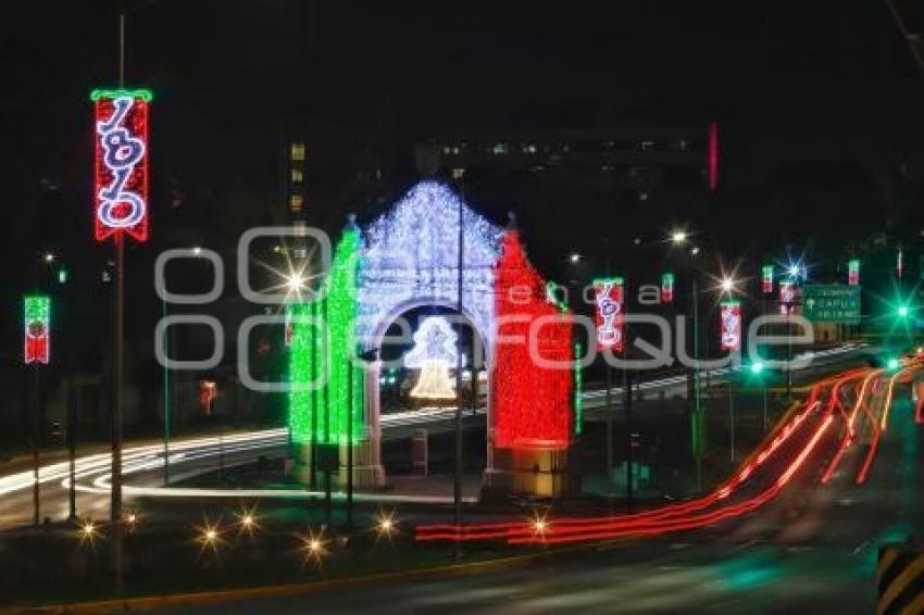 FIESTAS PATRIAS . ILUMINACIÓN