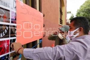 MANIFESTACIÓN CONDUCTORES PLATAFORMAS