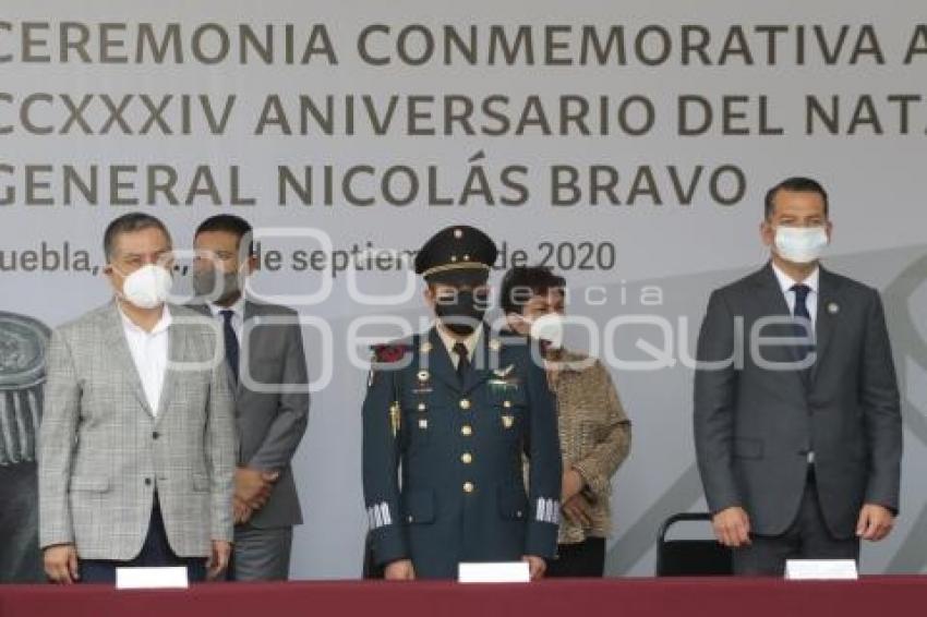 CEREMONIA NATALICIO NICOLÁS BRAVO