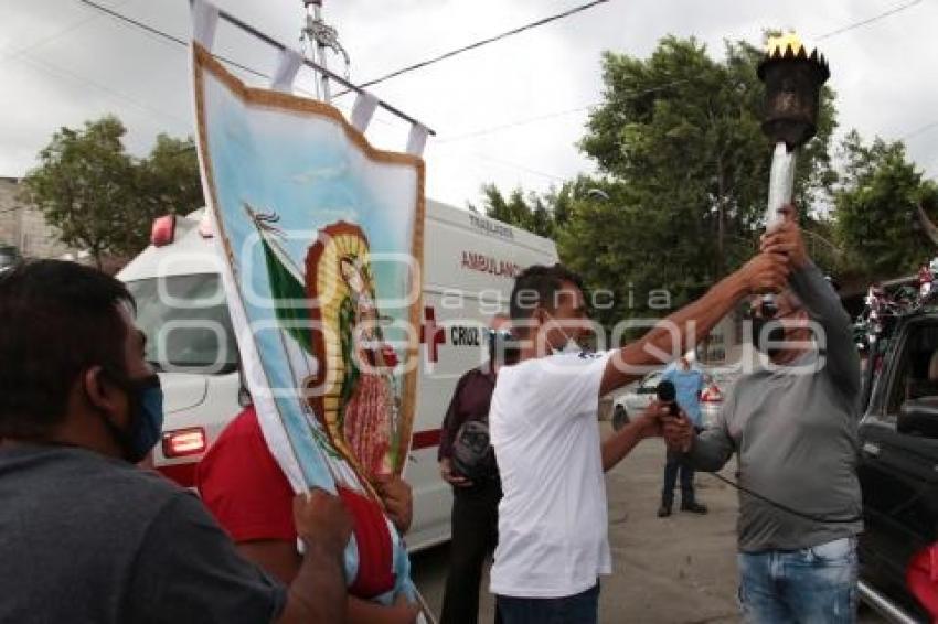 ACATLÁN . ANTORCHA GUADALUPANA