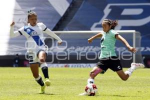 FÚTBOL FEMENIL . CLUB PUEBLA VS SANTOS