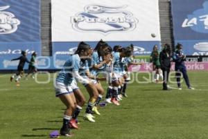 FÚTBOL FEMENIL . CLUB PUEBLA VS SANTOS