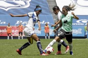 FÚTBOL FEMENIL . CLUB PUEBLA VS SANTOS