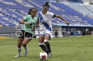 FÚTBOL FEMENIL . CLUB PUEBLA VS SANTOS