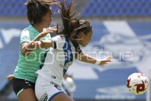 FÚTBOL FEMENIL . CLUB PUEBLA VS SANTOS