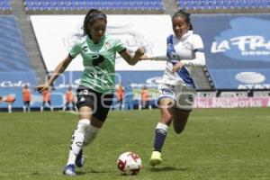 FÚTBOL FEMENIL . CLUB PUEBLA VS SANTOS