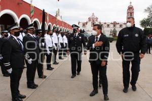 CHOLULA . HOMENAJE A POLICÍAS