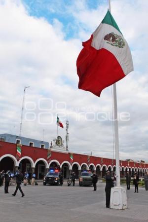 CHOLULA . HOMENAJE A POLICÍAS