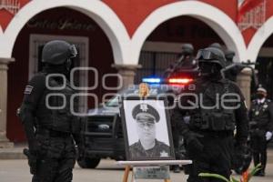 CHOLULA . HOMENAJE A POLICÍAS