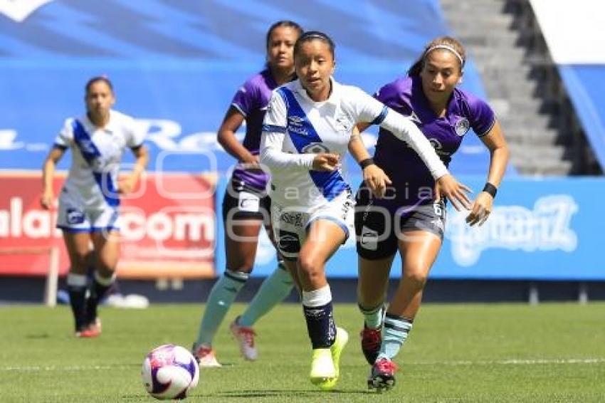 FÚTBOL FEMENIL . CLUB PUEBLA VS MAZATLÁN