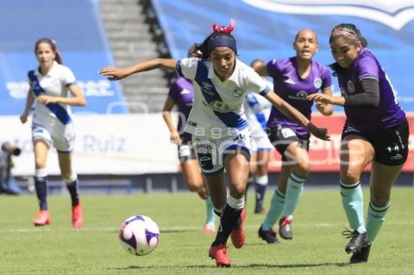 FÚTBOL FEMENIL . CLUB PUEBLA VS MAZATLÁN