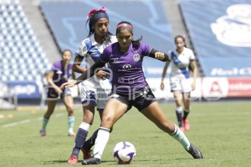 FÚTBOL FEMENIL . CLUB PUEBLA VS MAZATLÁN