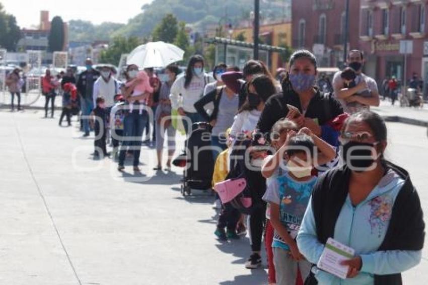 SAN PEDRO CHOLULA . VACUNACIÓN