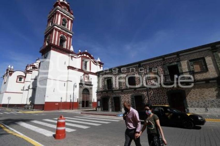 CHOLULA . PARROQUIA SAN PEDRO