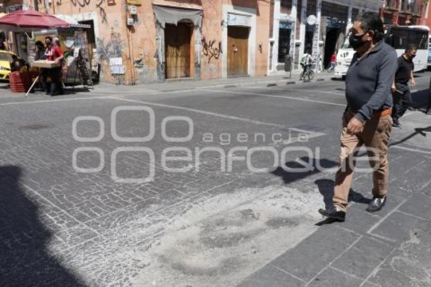 CENTRO HISTÓRICO . BACHES