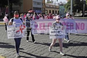 MANIFESTACIÓN MUJERES CÁNCER