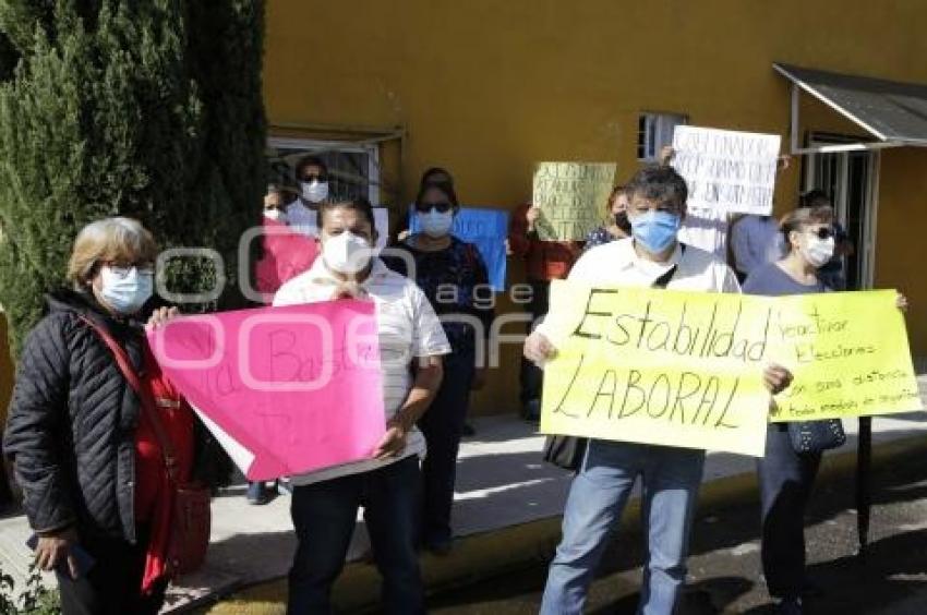 MANIFESTACIÓN SINDICATO ISSSTEP