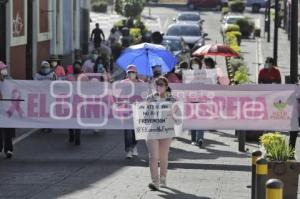 MANIFESTACIÓN MUJERES CÁNCER