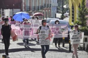 MANIFESTACIÓN MUJERES CÁNCER