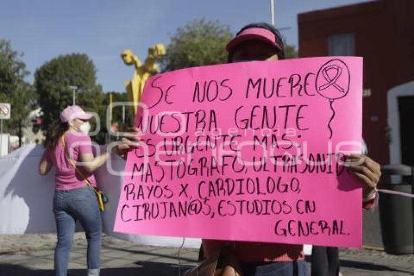 MANIFESTACIÓN MUJERES CÁNCER