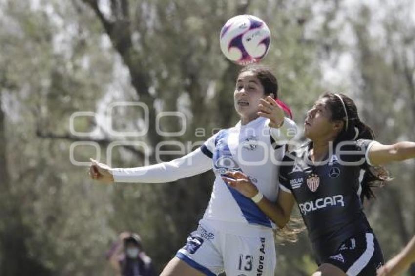 FUTBOL FEMENIL . PUEBLA VS NECAXA