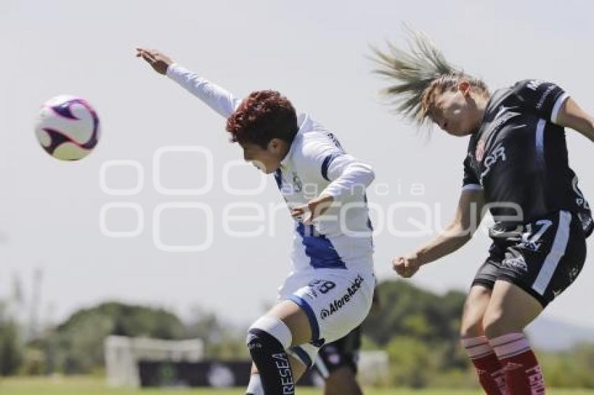 FUTBOL FEMENIL . PUEBLA VS NECAXA