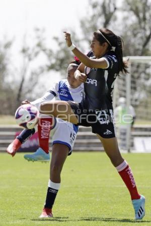 FUTBOL FEMENIL . PUEBLA VS NECAXA