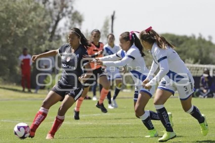 FUTBOL FEMENIL . PUEBLA VS NECAXA