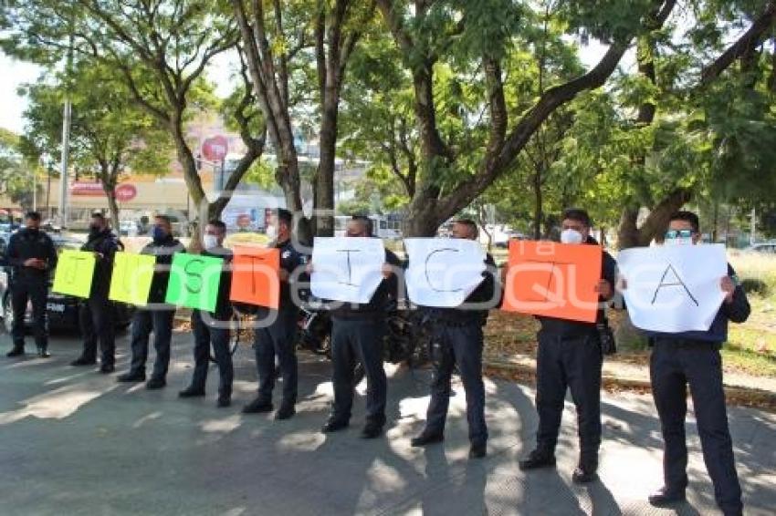 MANIFESTACIÓN POLICÍAS MUNICIPALES