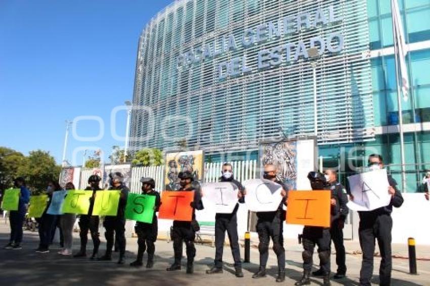 MANIFESTACIÓN POLICÍAS MUNICIPALES