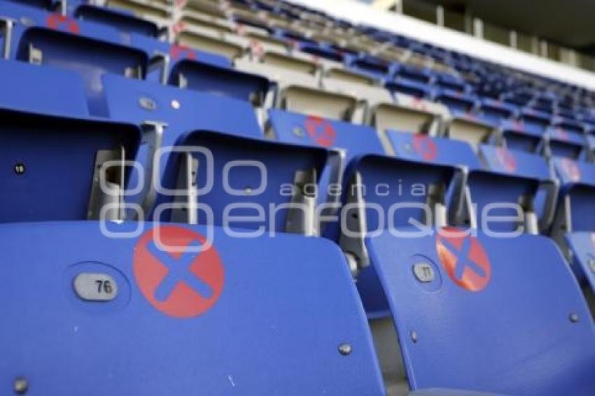 ESTADIO CUAUHTÉMOC . SANA DISTANCIA