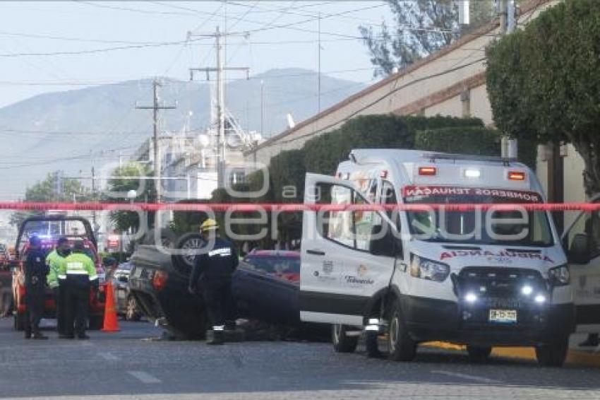 TEHUACÁN . ACCIDENTE MORTAL