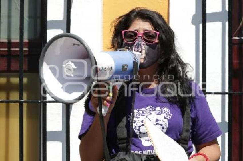 PROTESTA . MALTRATO INFANTIL