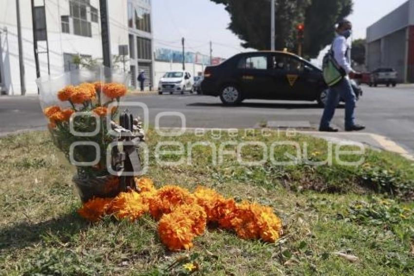 DÍA DE MUERTOS . ACCIDENTADOS