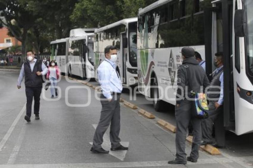 MANIFESTACIÓN CONDUCTORES PLATAFORMAS