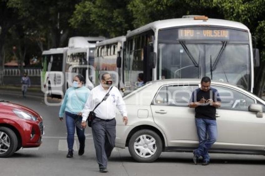 MANIFESTACIÓN CONDUCTORES PLATAFORMAS